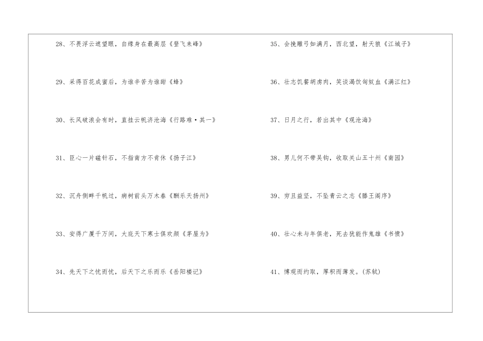 励志诗句个性签名有哪些_第3页