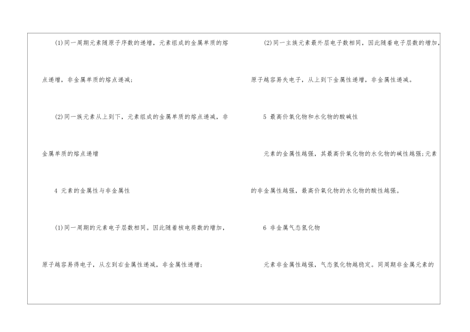 化学元素周期表的规律总结_第2页