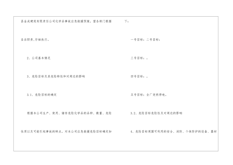 化工企业危险化学品事故应急救援预案_第2页