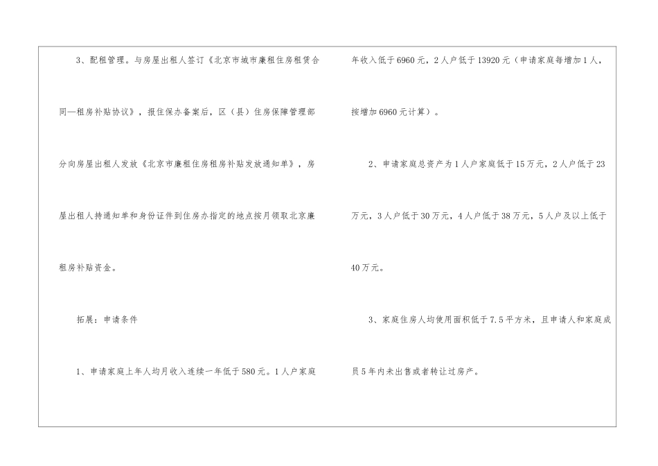 北京申请廉租房需要什么手续_第2页