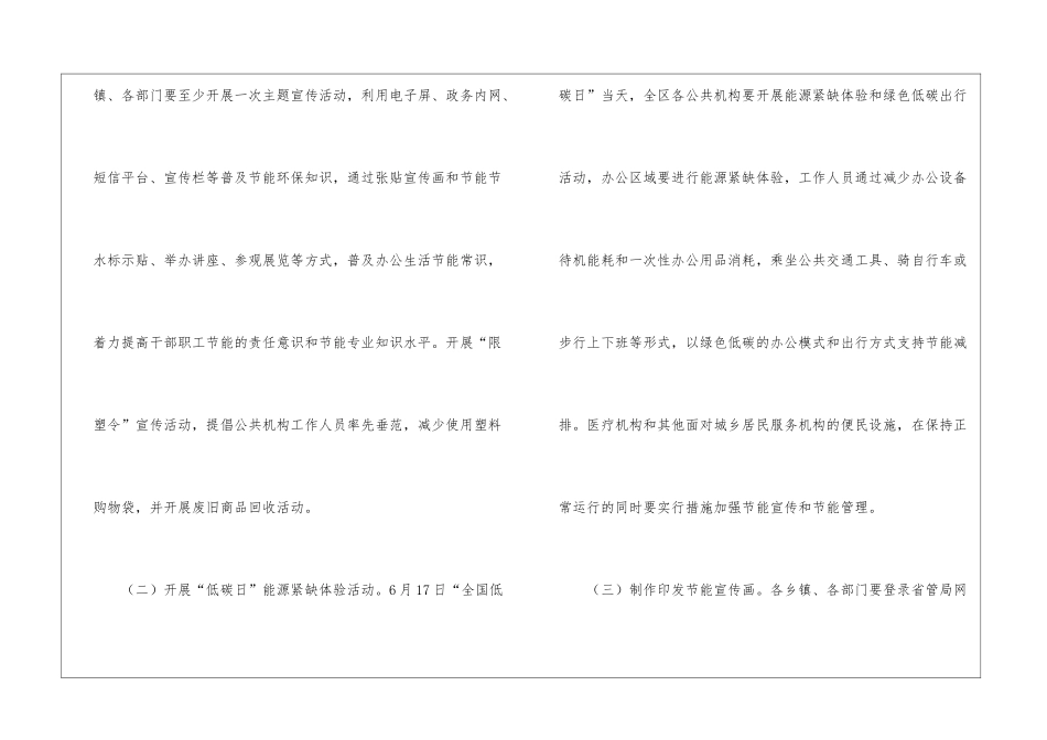 区政办公共机构节能宣传周活动通知_第2页
