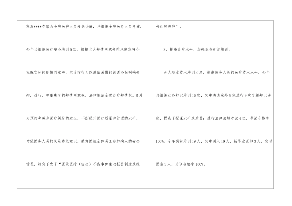 医务科年终的工作总结3篇_第3页