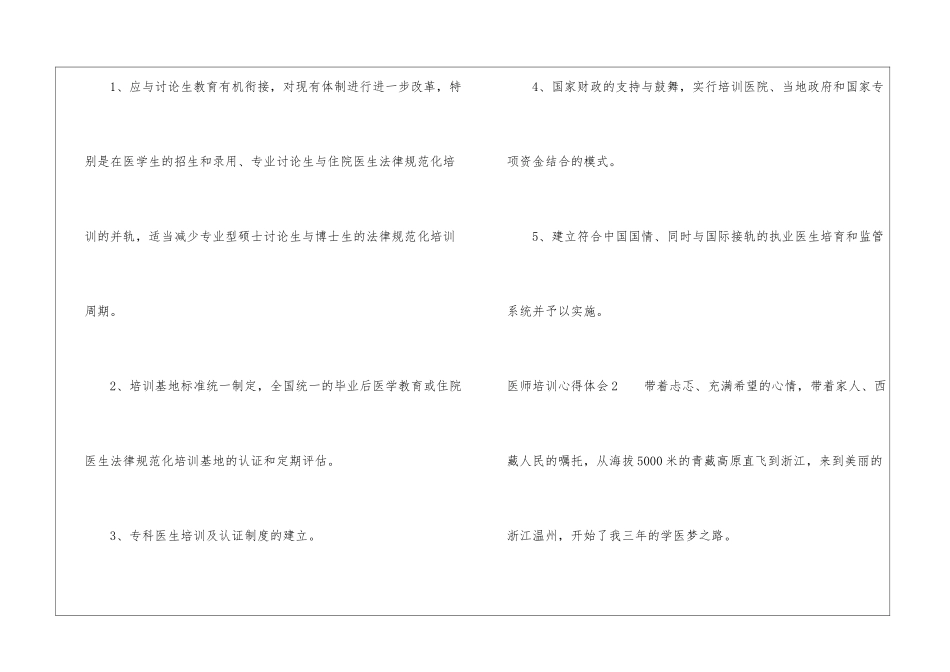 医师培训心得体会_第3页