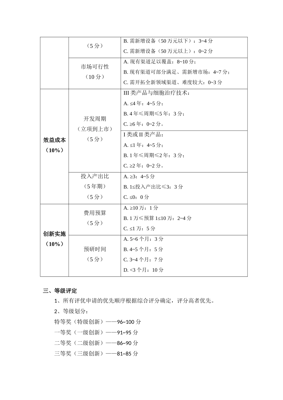 医疗产品创新审评标准_第3页