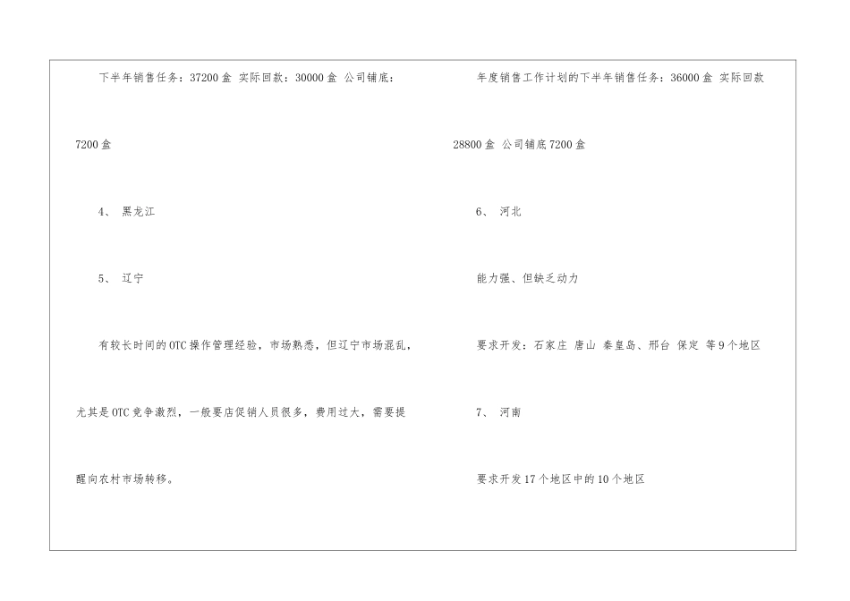 医药销售的工作计划四篇_第3页