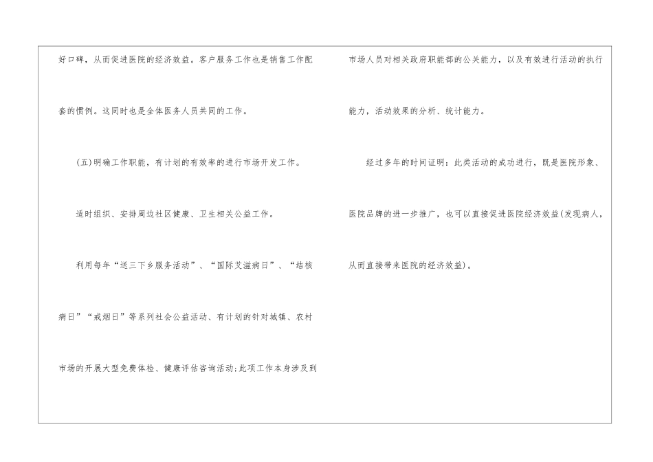 医院市场部2024年工作计划_第3页