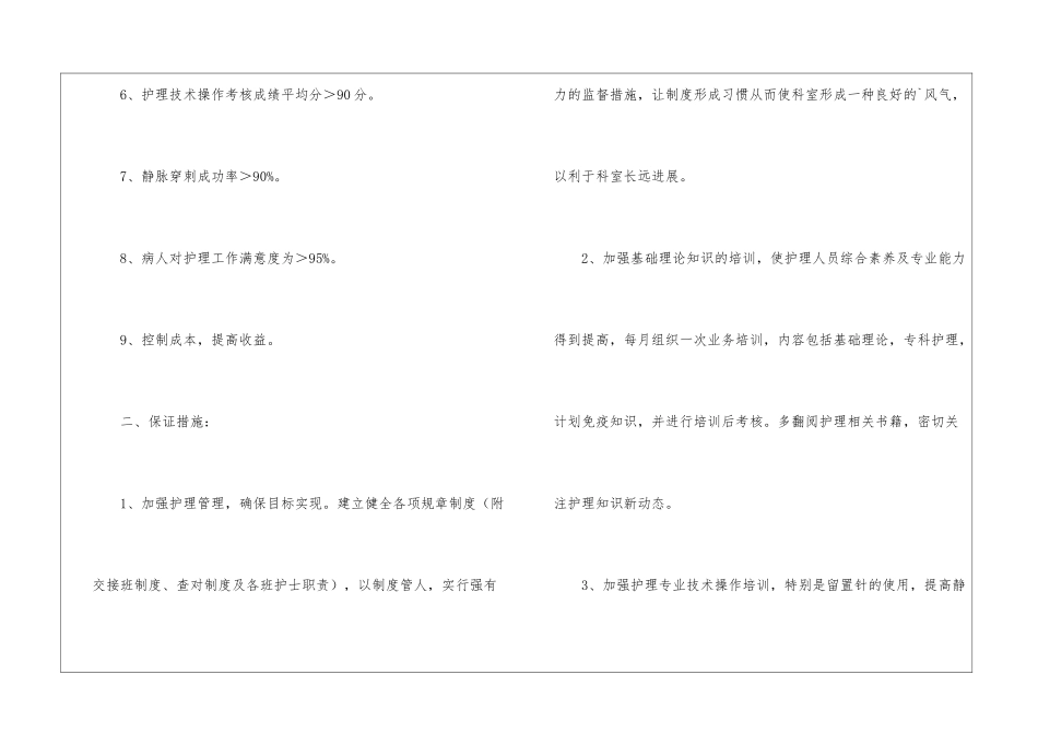 医院护士护理工作来年计划_第2页