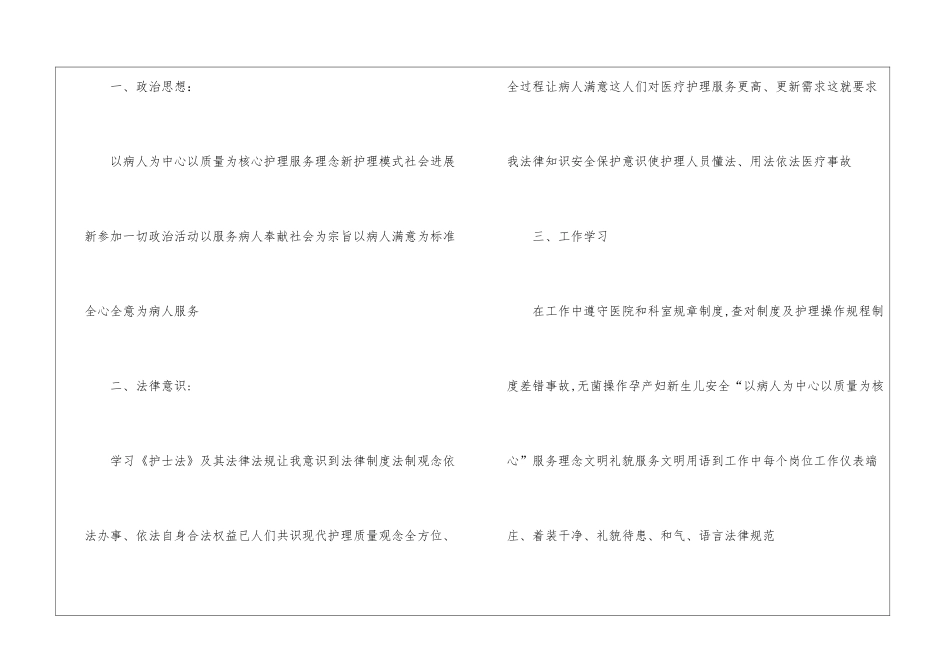 医院护士试用期工作总结模板整形医院护士试用期工作总结_第3页