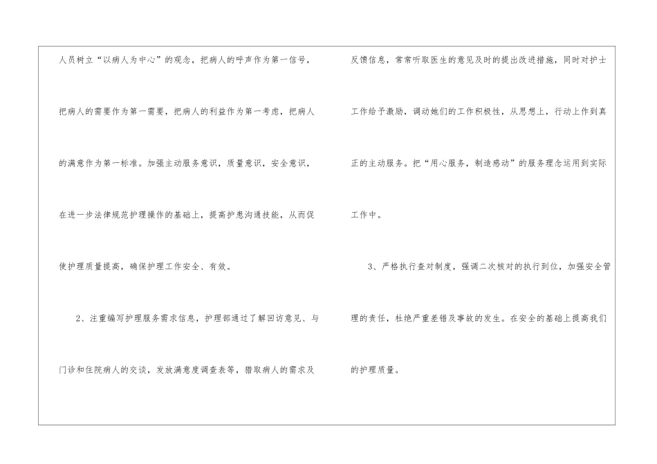 医院护理部2024工作计划_第2页