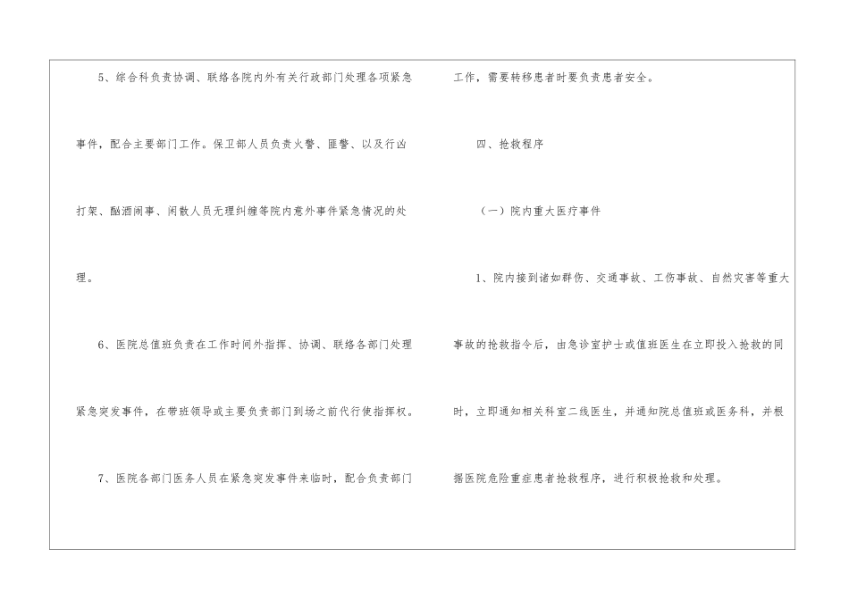 医院突发事件应急预案2篇_第3页