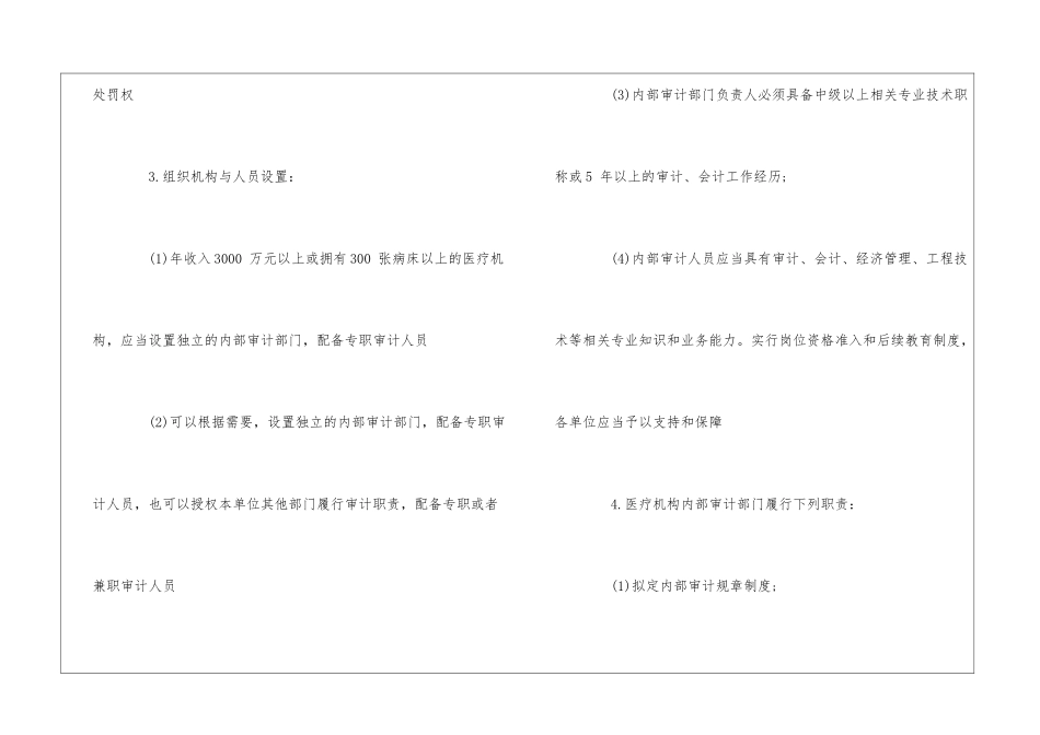 医院财务工作制度：内部审计工作制度--_第2页