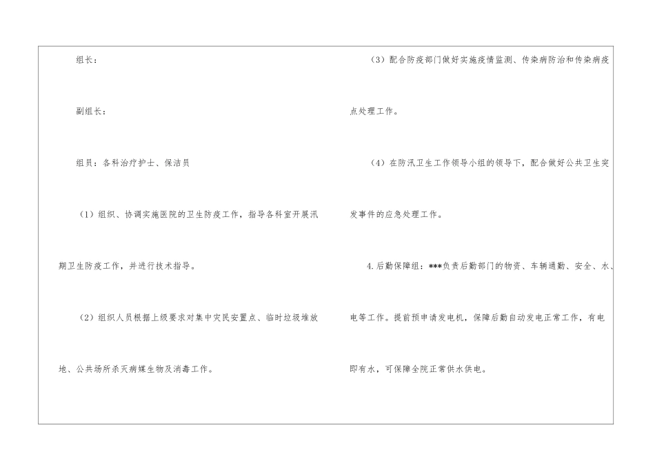 医院防汛工作应急预案_第3页