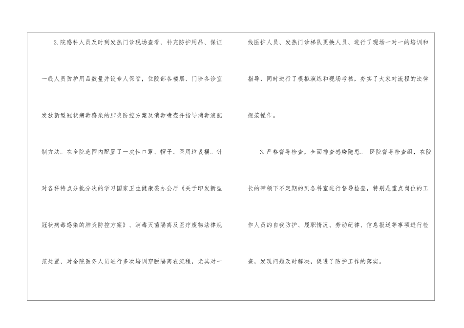 医院预防新冠肺炎疫情防控工作总结模板五篇_第3页