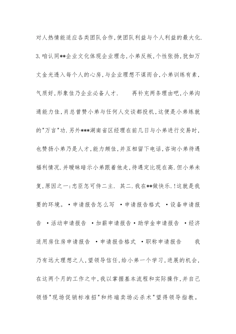 升职申请报告_第2页