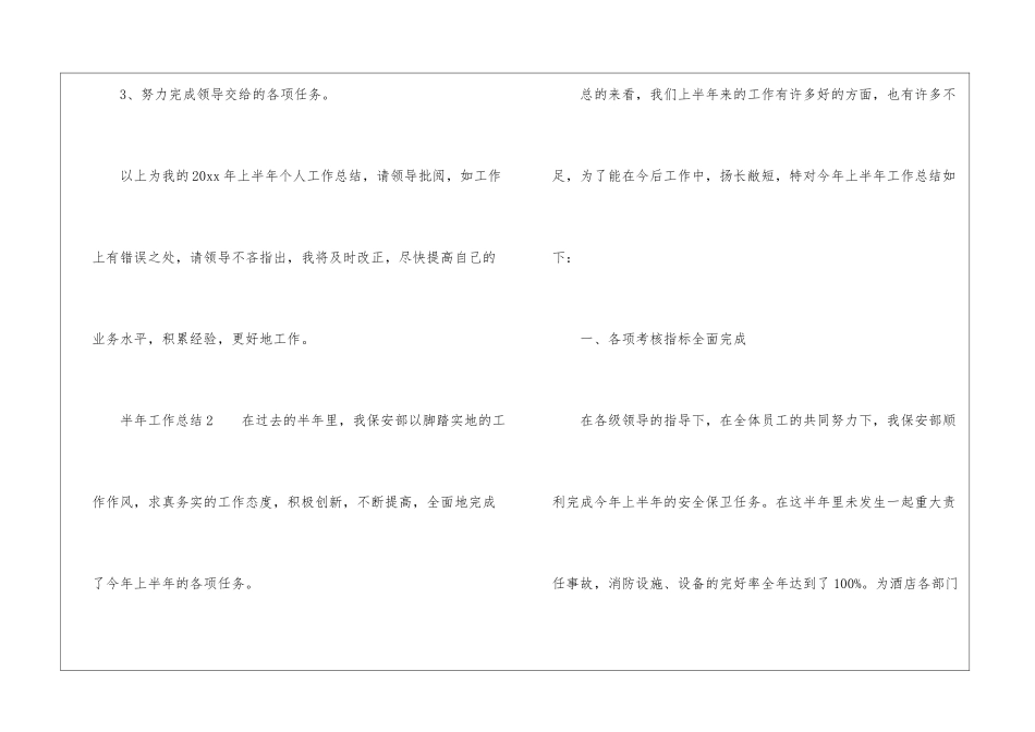 半年工作总结(精选15篇)_第3页