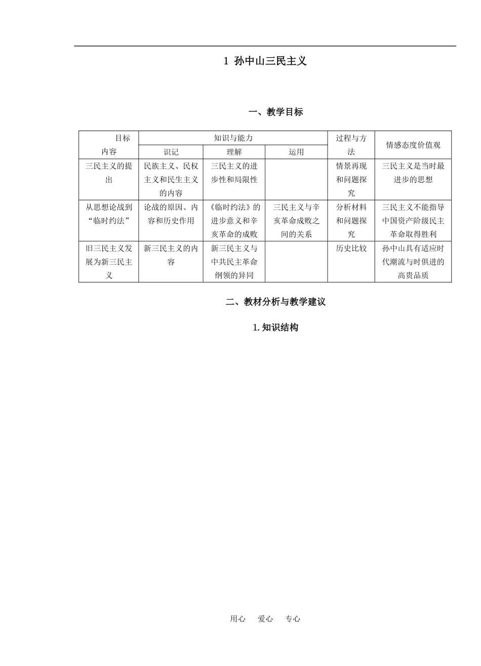 1 孙中山三民主义_第1页