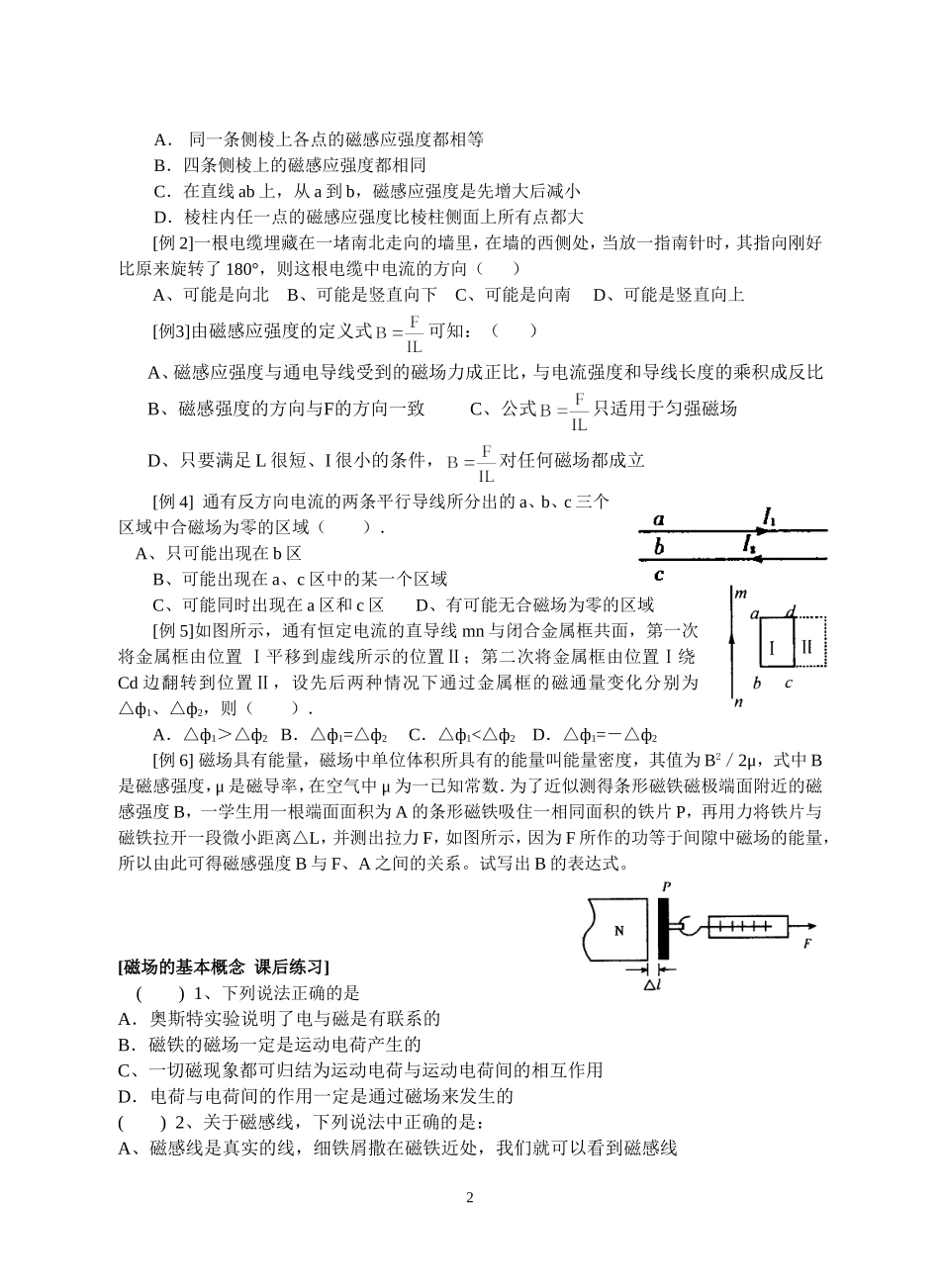 1磁场的基本概念_第2页