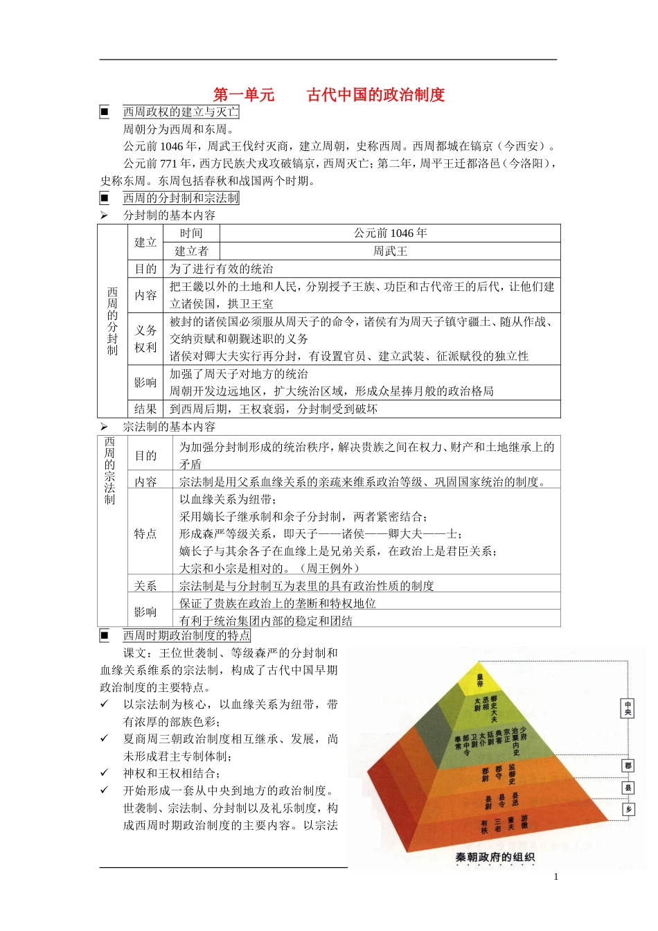 10、人教必修一高考考点详解复习必备（33页）_第1页