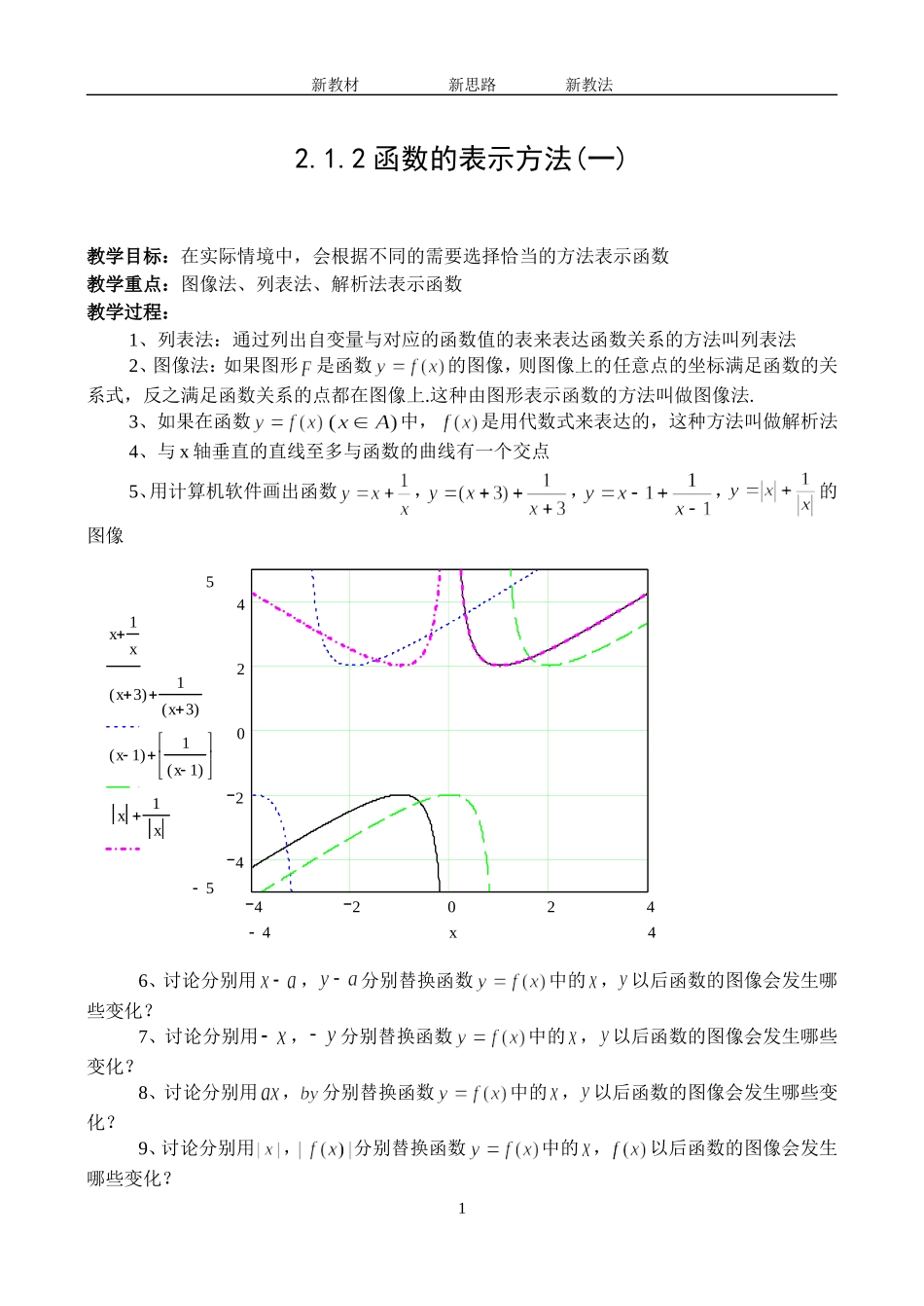 2.1.2函数的表示方法(1)_第1页