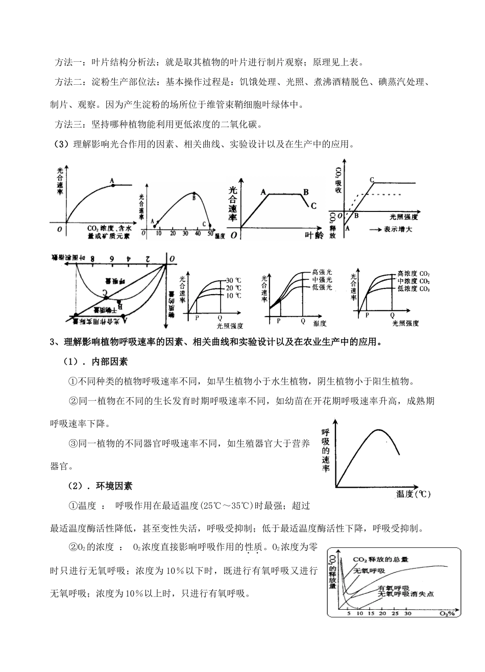 08江苏热点高三生物考向预测4：植物代谢、调节人教版_第2页