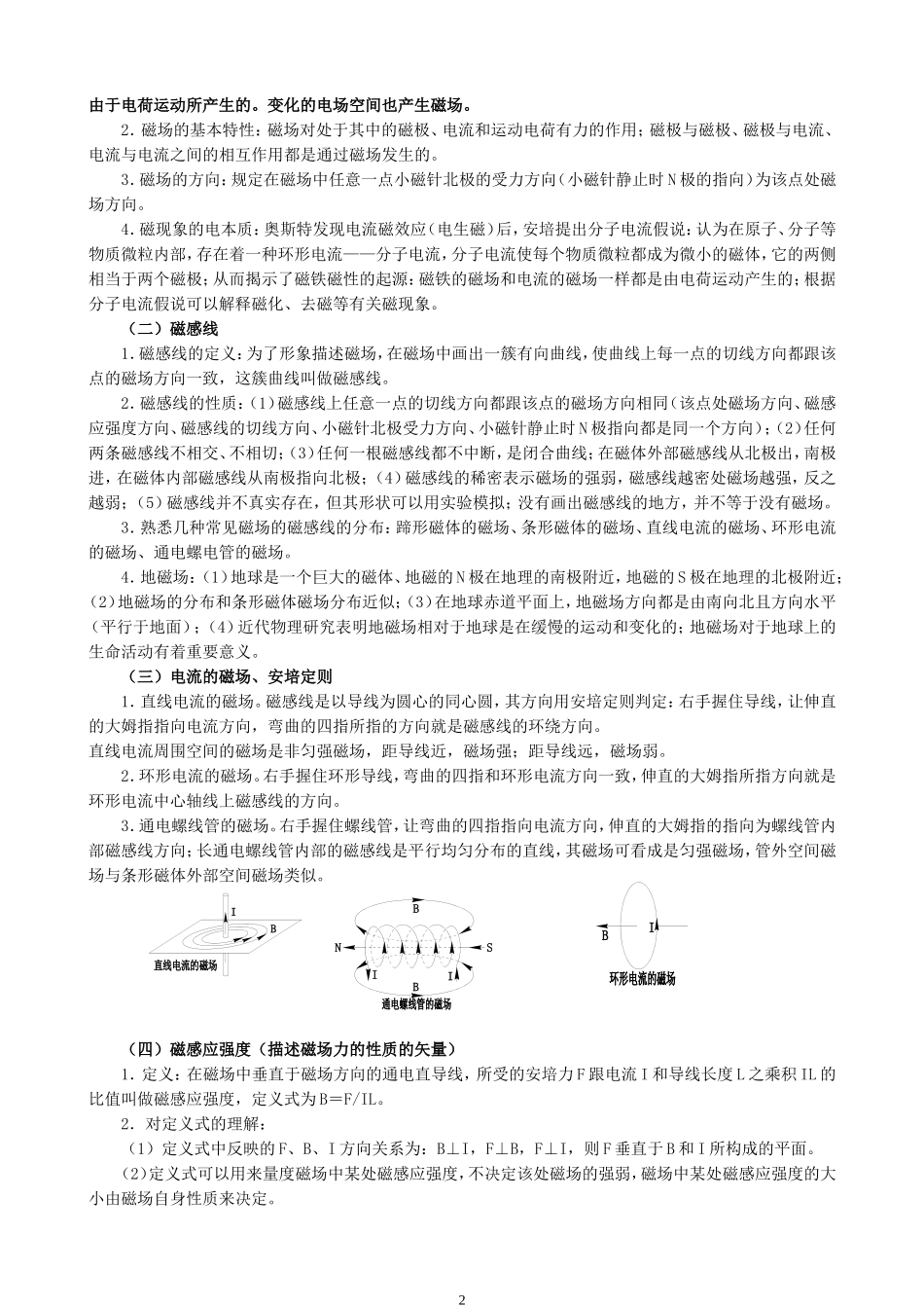 14、09届高三一轮复习磁场一章高考预测 高考复习方案、方法 红安一中_第2页