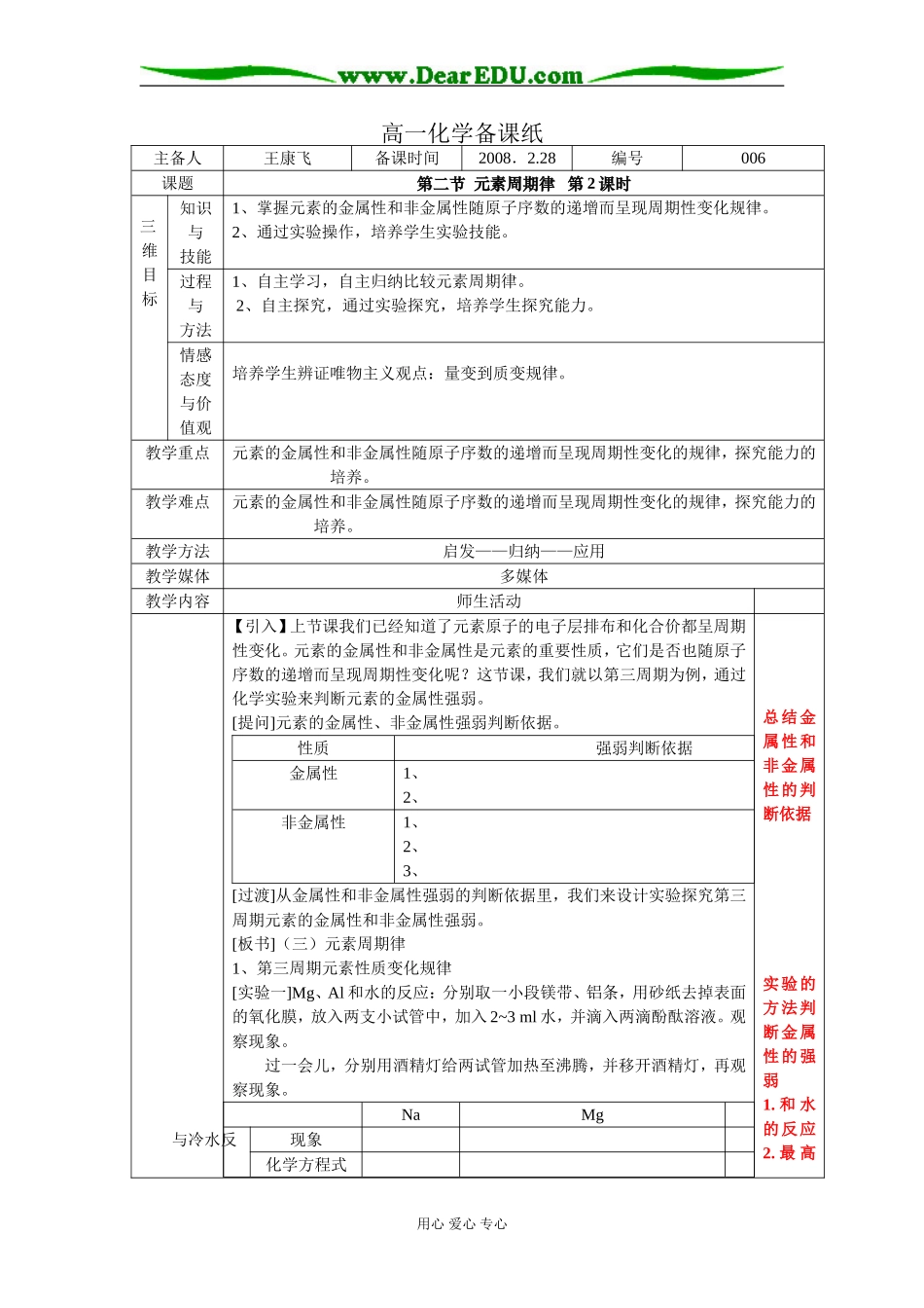 1.2元素周期律 2课时6_第1页