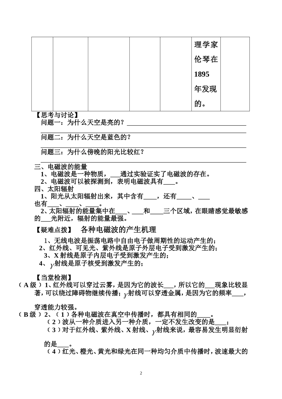 14.5  电磁波谱 _第2页