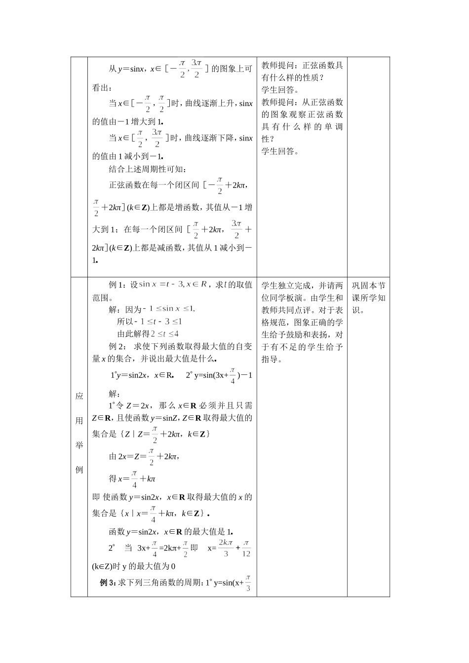 1.3.1(第二课时)  正弦函数的性质_第3页