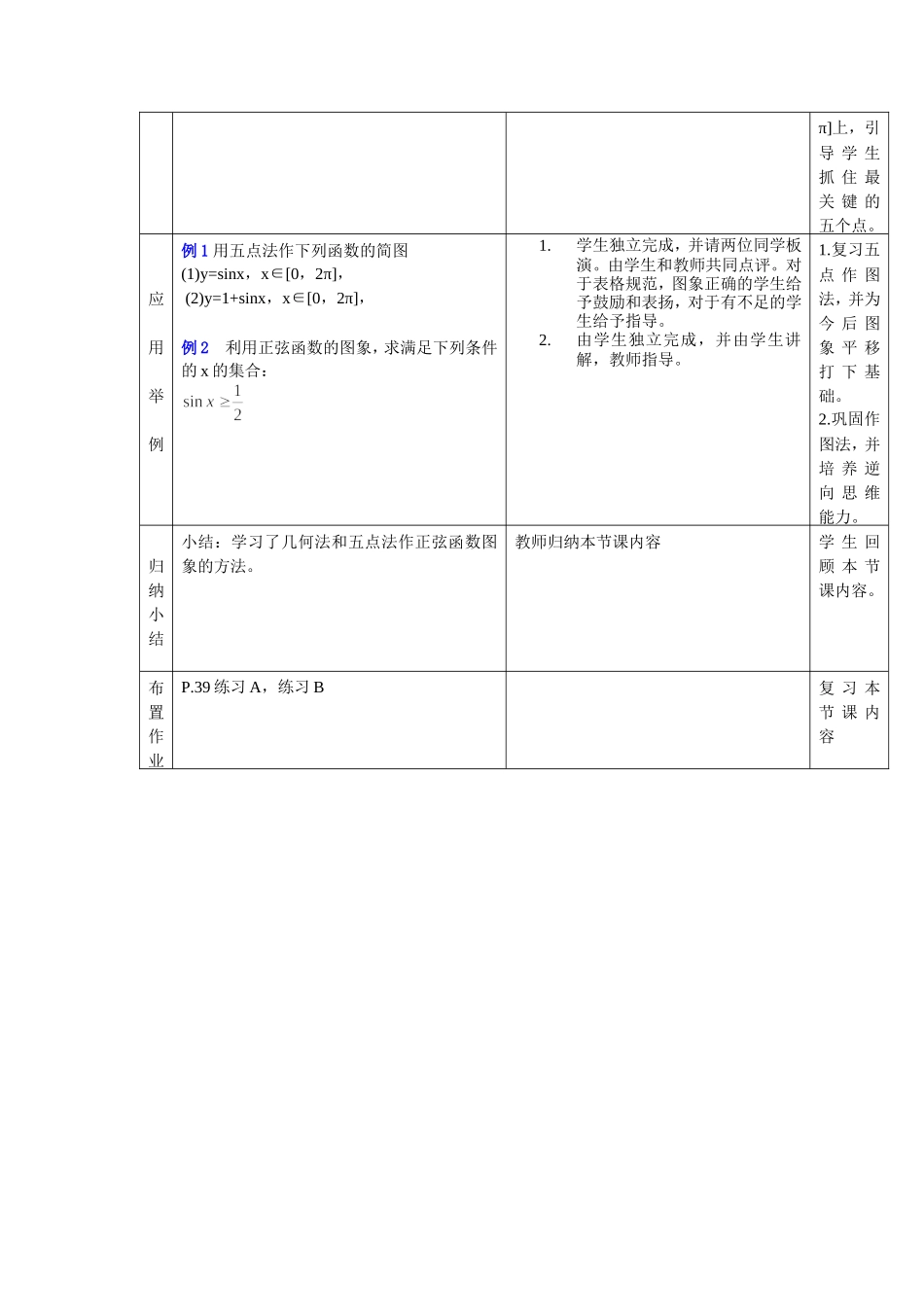 1.3.1(第一课时) 正弦函数的图象_第3页