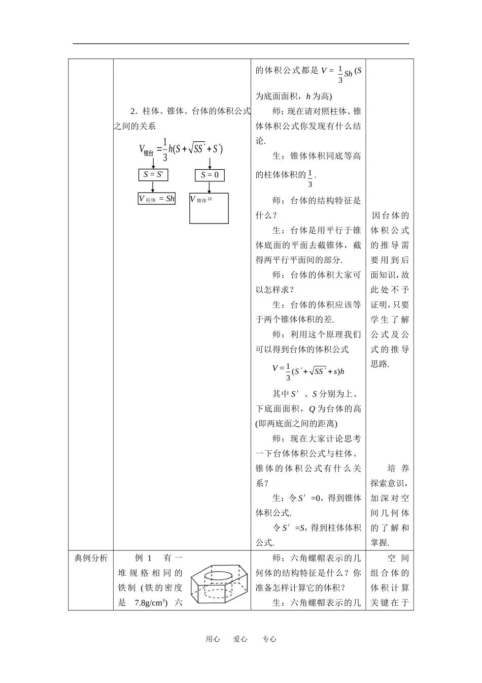1.3.2柱体、锥体、台体的体积_第2页