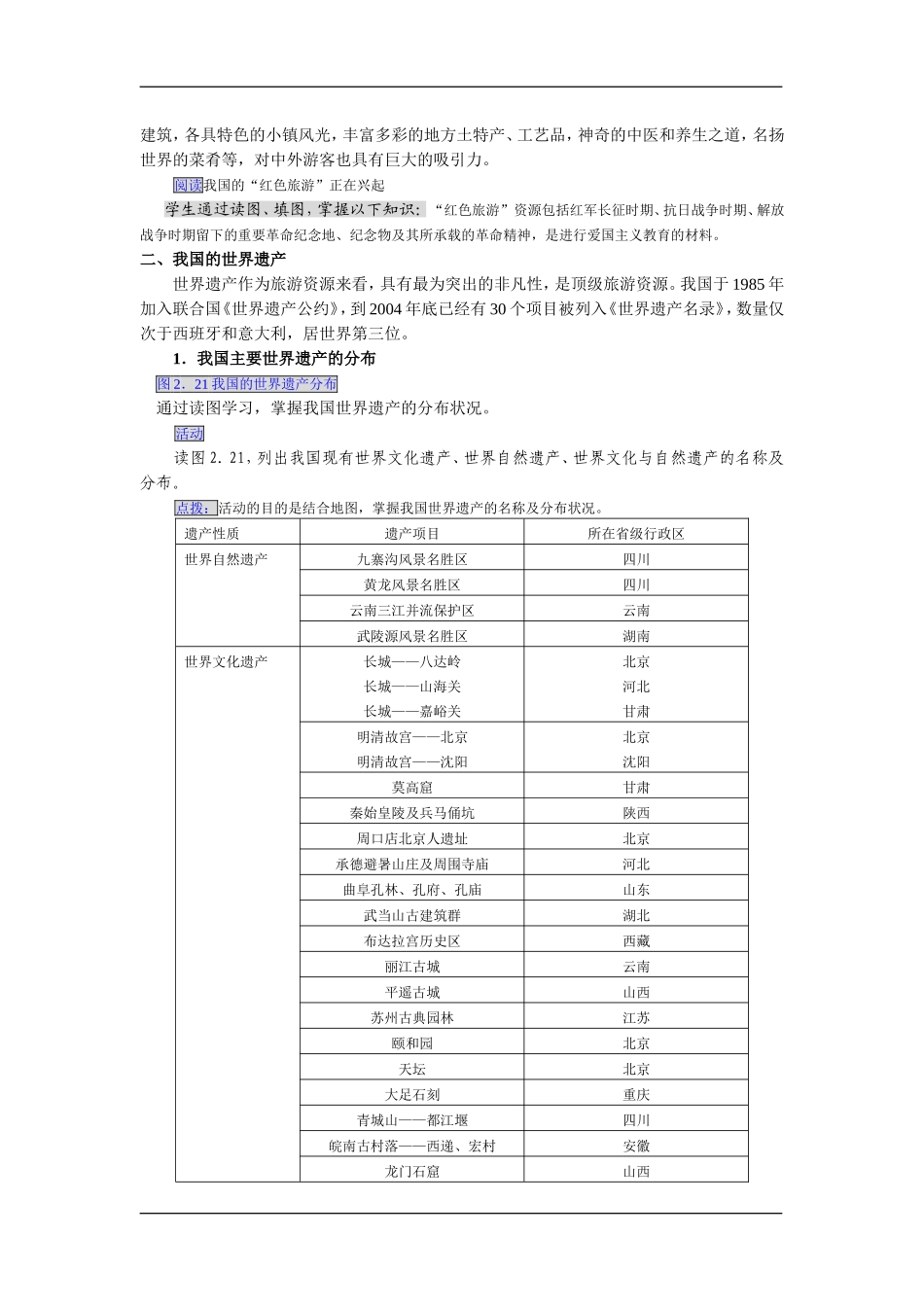 2.3 我国的旅游资源_第2页
