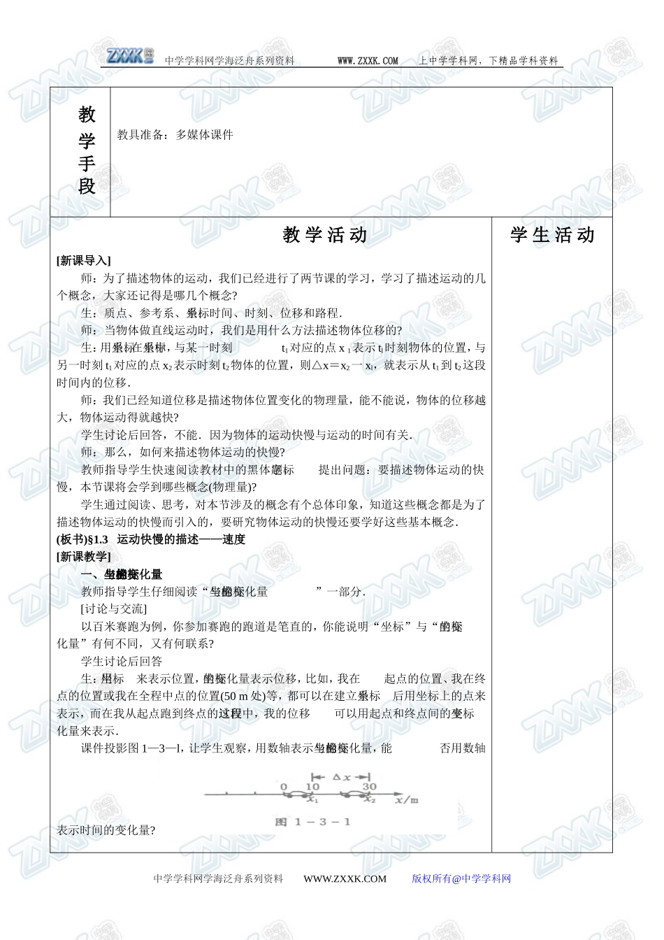 1.3运动快慢的描述——速度_第2页