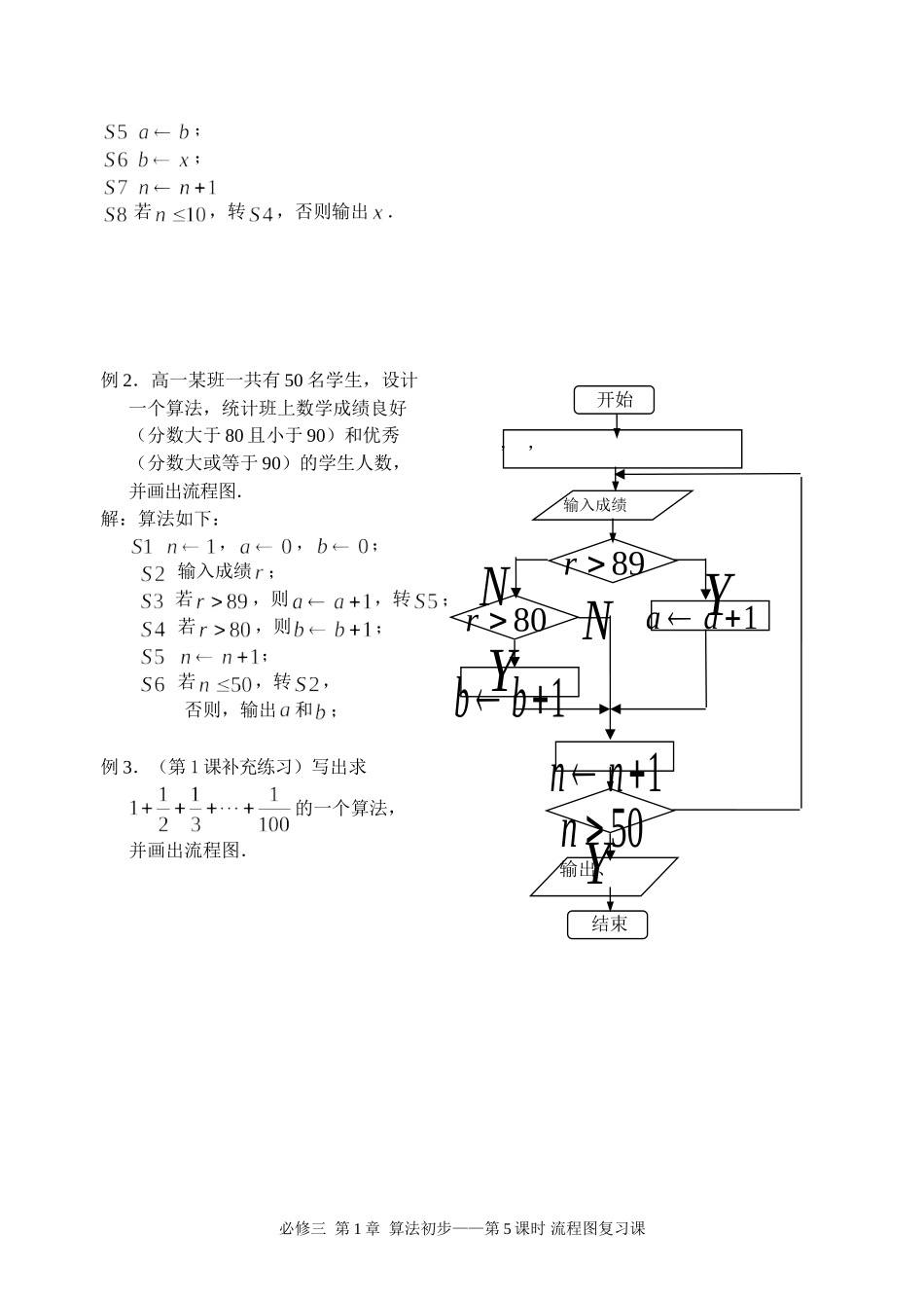 1.5 流程图复习课_第2页