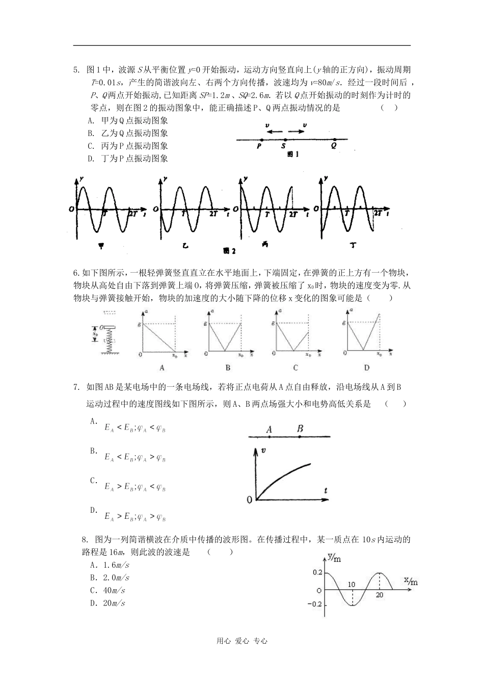 09年高三物理二轮复习专题教案五图形与图像_第2页