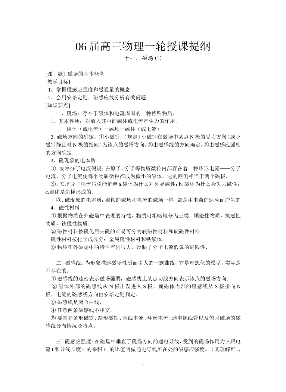1-磁场的基本概念_第1页