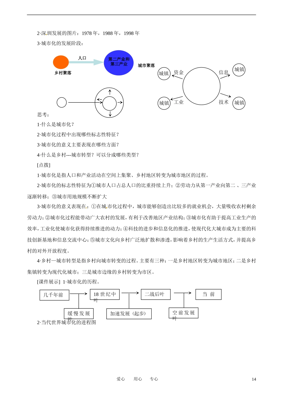 2-2城市化过程与特点 教案_第2页