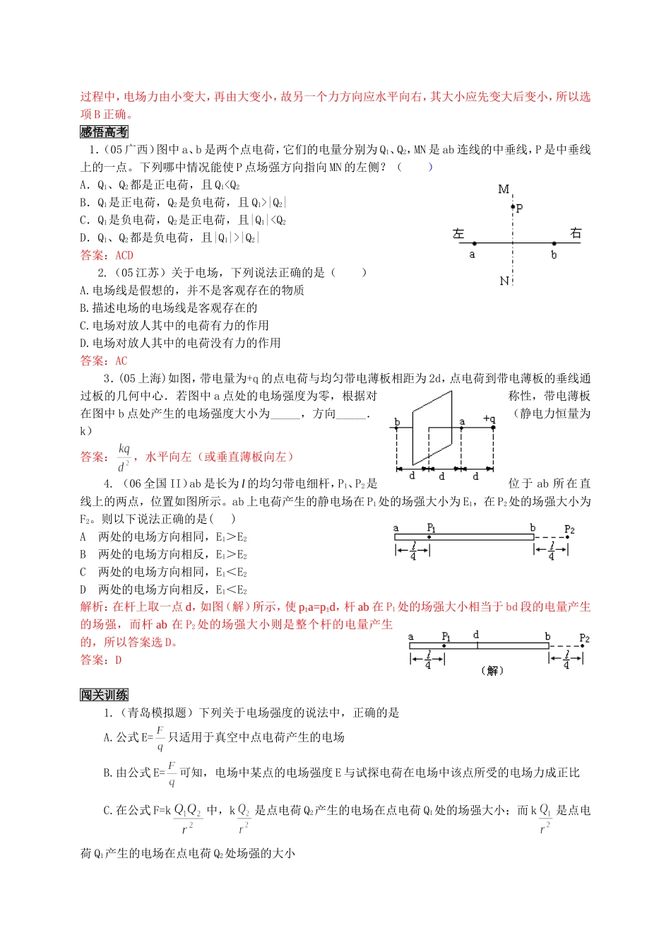 电场力的性质基本知识梳理_第3页