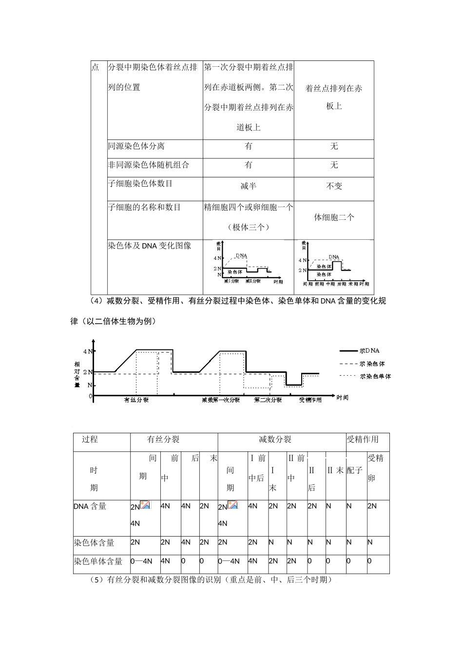 2009高考生物专题复习教案：遗传的细胞基础和分子基础_第3页