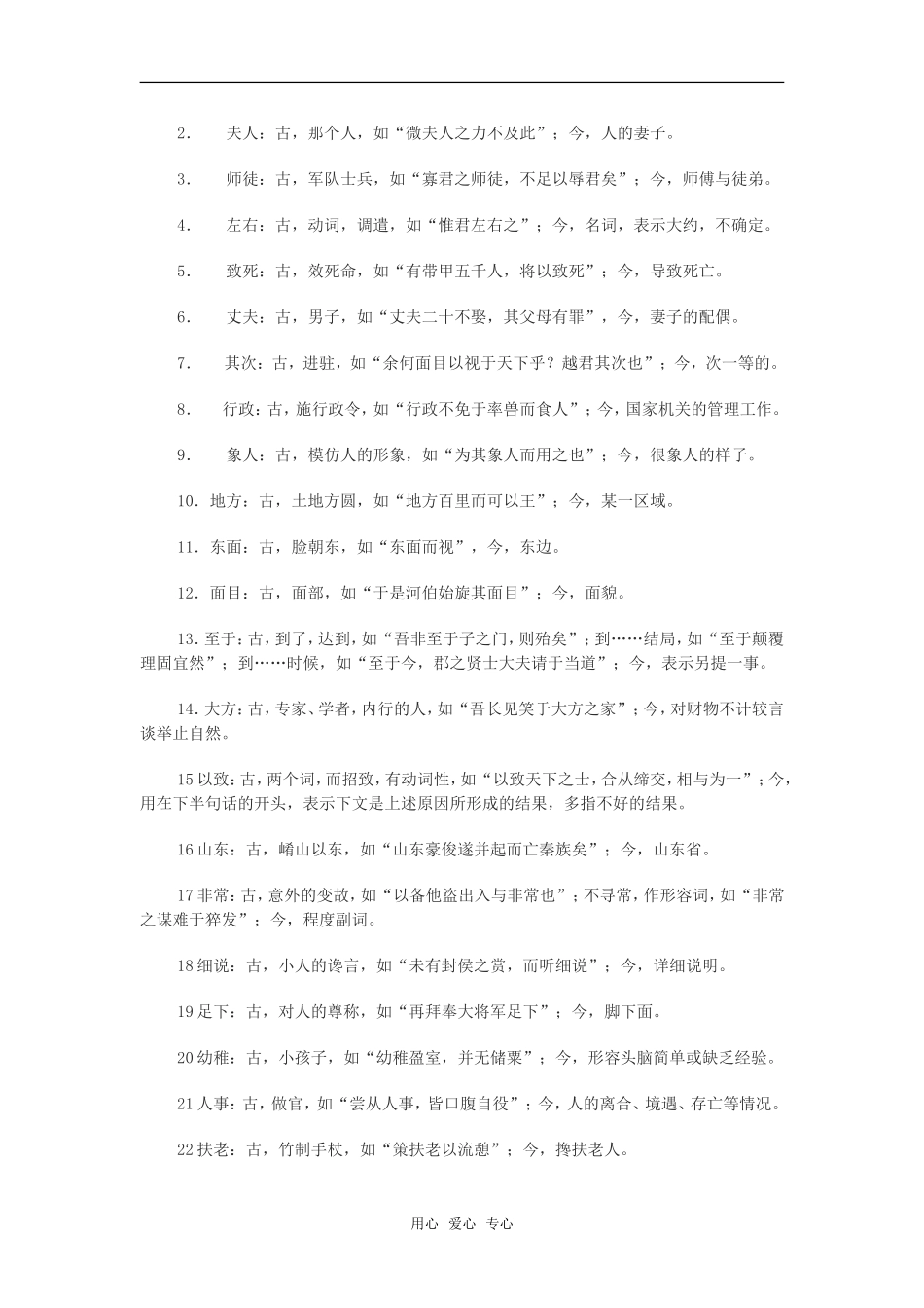 2009高考语文素材：文言实词考点知识清单_第3页