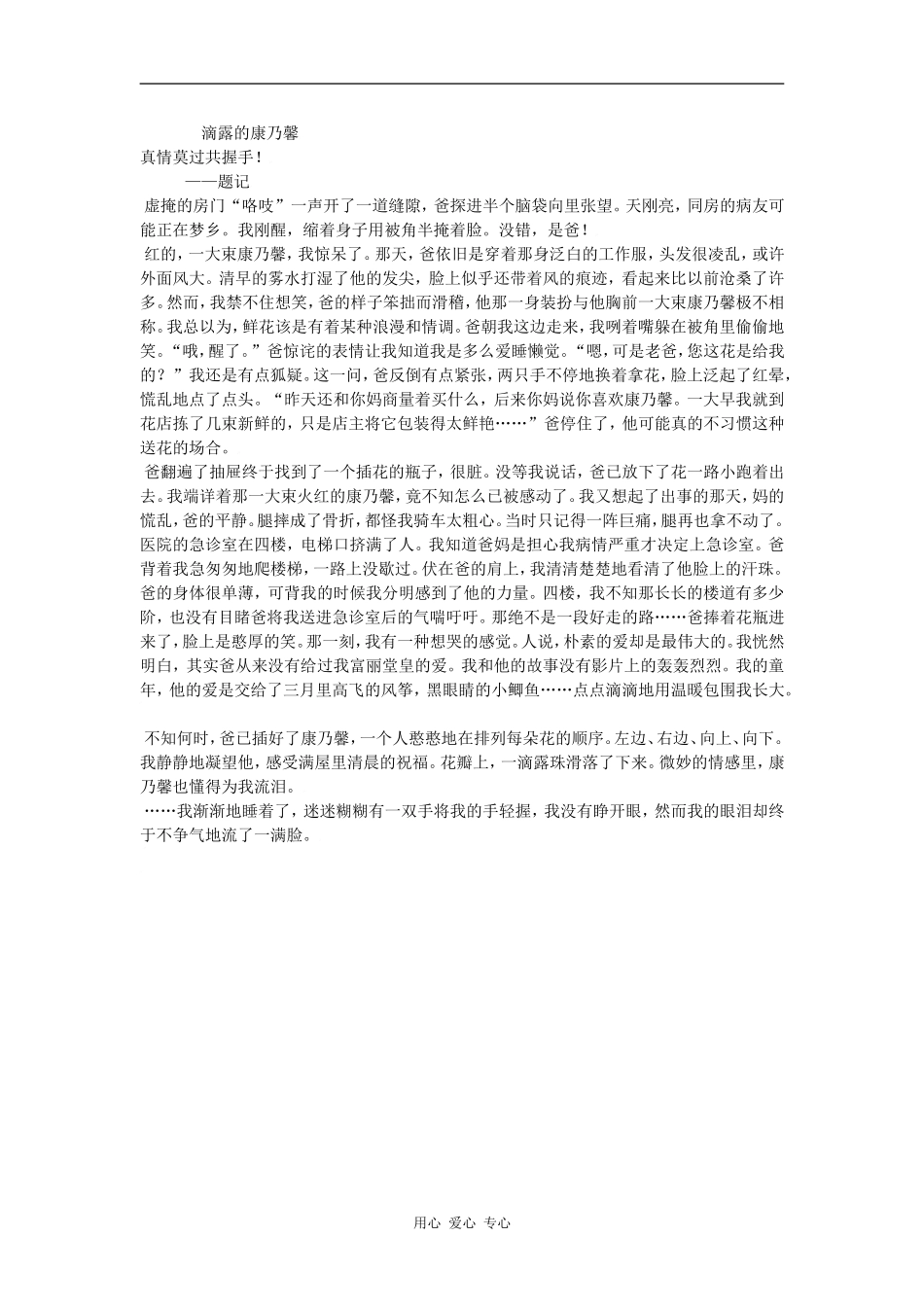 2006年优秀作文20篇_第1页