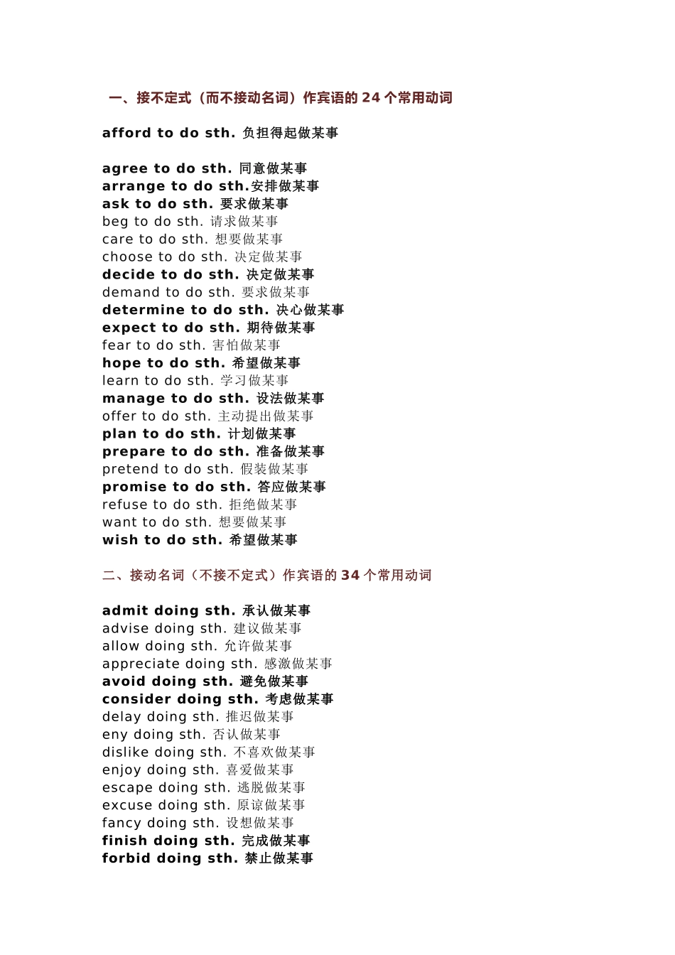 初中英语常用固定搭配_第1页