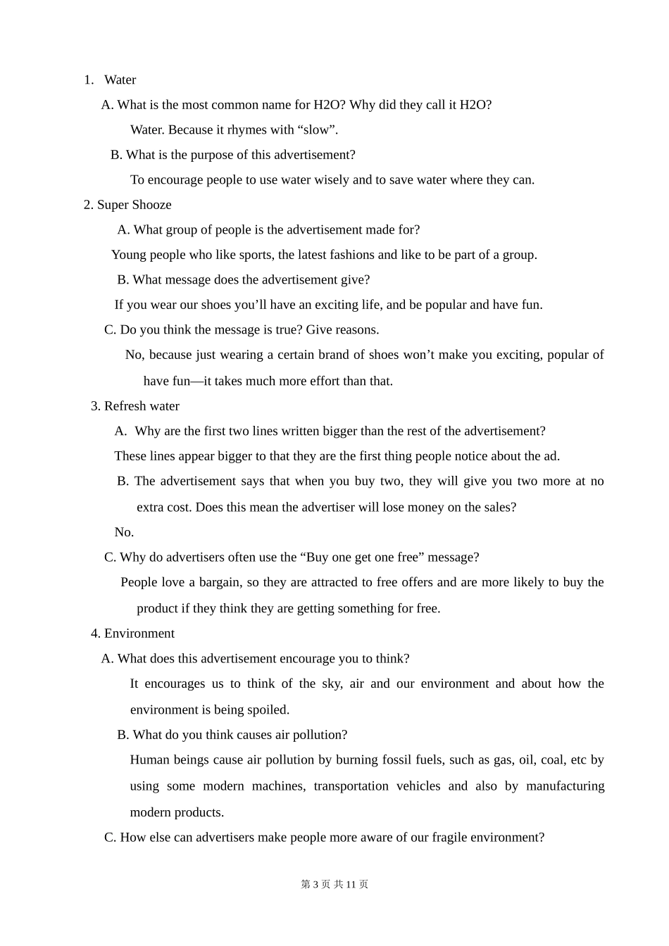 2009广东英语高考一轮复习模块4教案Unit 5 Inside advertising新人教版_第3页