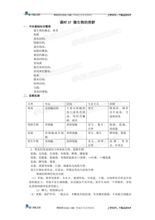 2009届高三生物第一轮复习全套教学案(六)