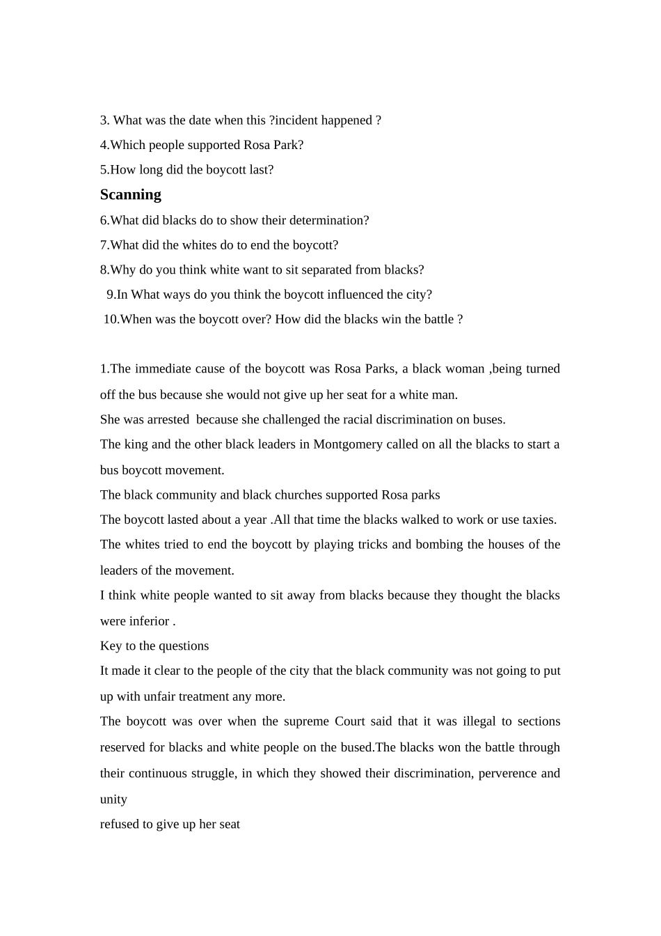 2009广东英语高考一轮复习模块10教案 Unit 3 Fairness for all新人教版_第2页