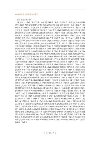 2009年高考语文常见错别字复习新人教版