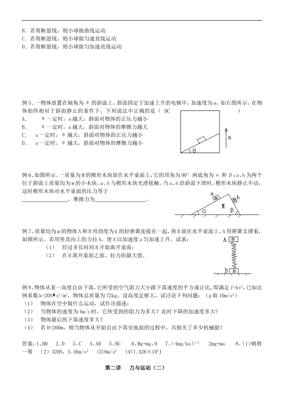 2007年高三物理第二轮复习教案 人教版_第2页