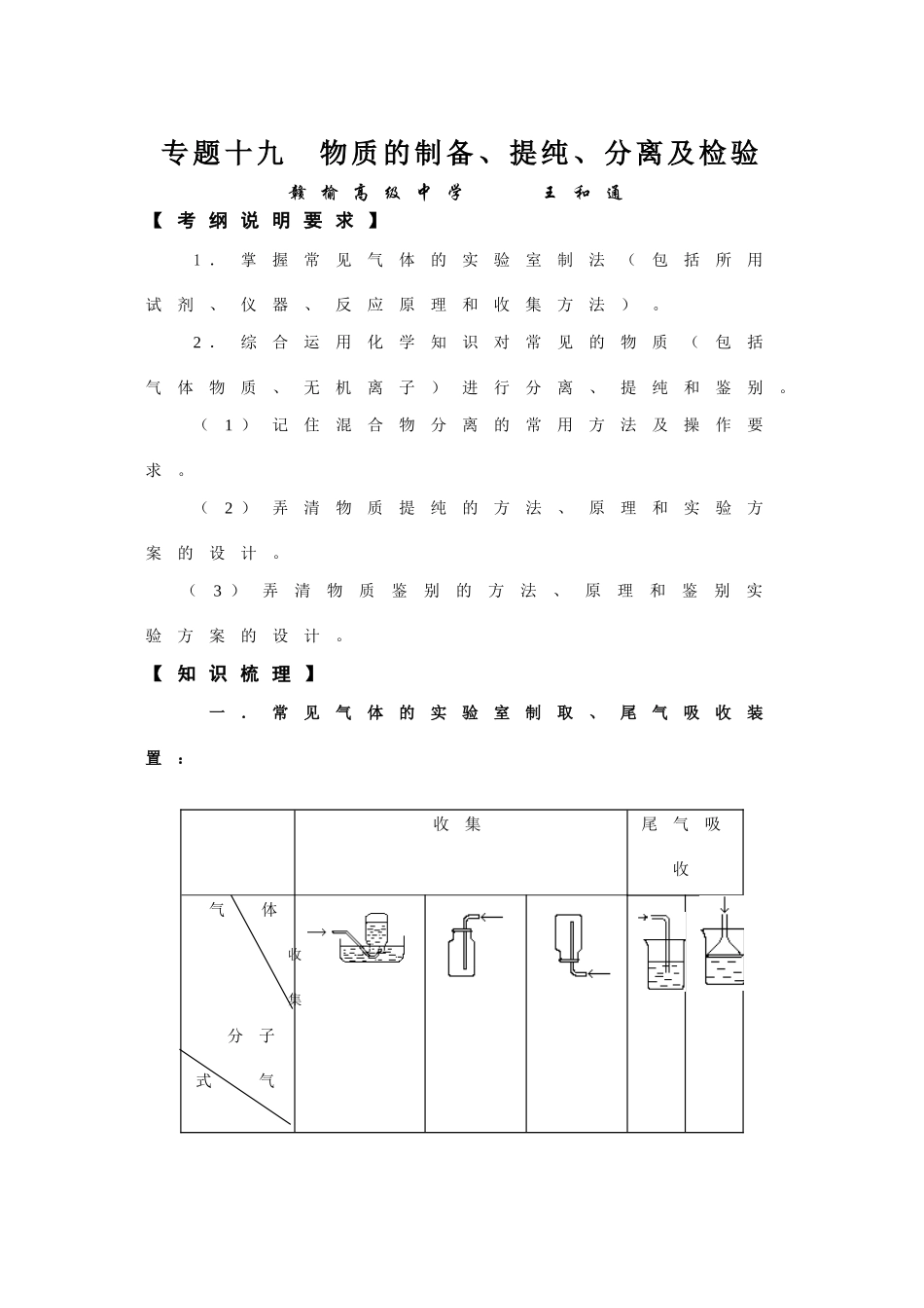 2008年江苏连云港市二轮化学专题复习最新教学案汇编（19）_第1页