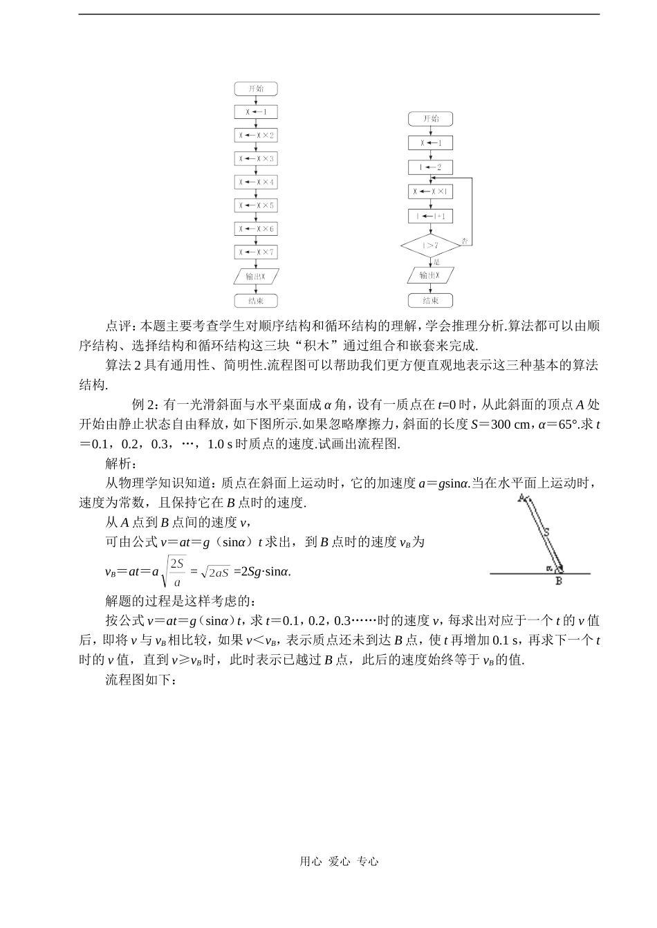 2008年江苏省常青藤实验中学集体备课教案第四课时  流程图（三）人教版必修三_第2页