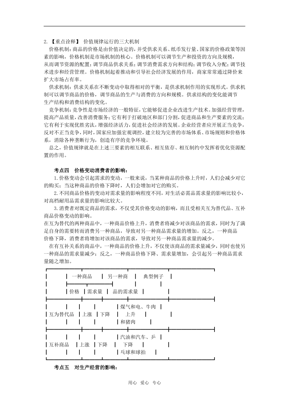 2009年高考政治第一轮复习经济生活 第二课 多变的价格复习教案_第2页
