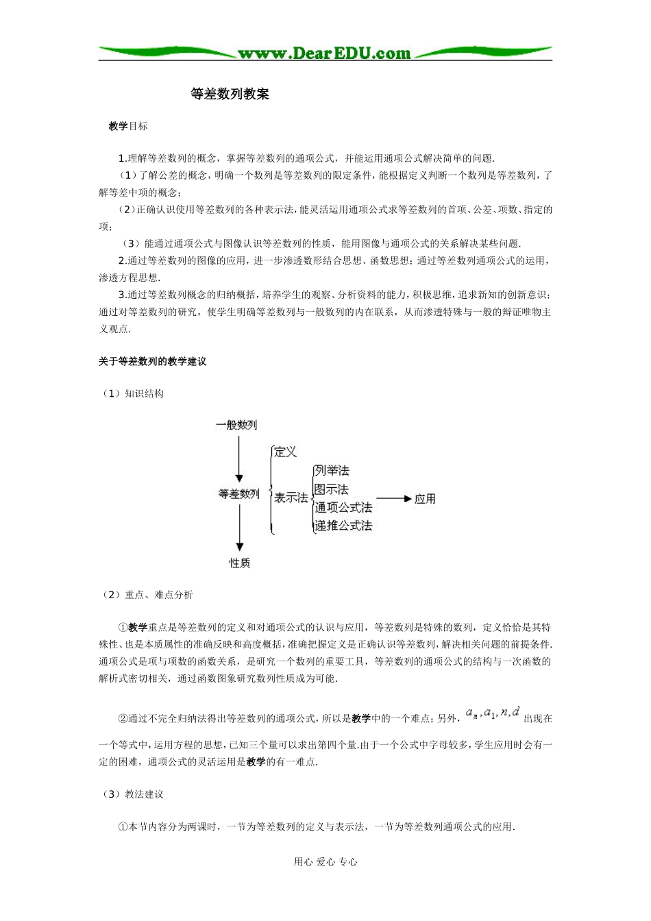 2008年广东高中数学《等差数列》教案必修五_第1页